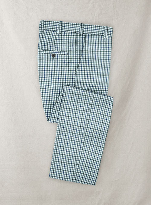 Zegna Vidio Checks Wool Pants